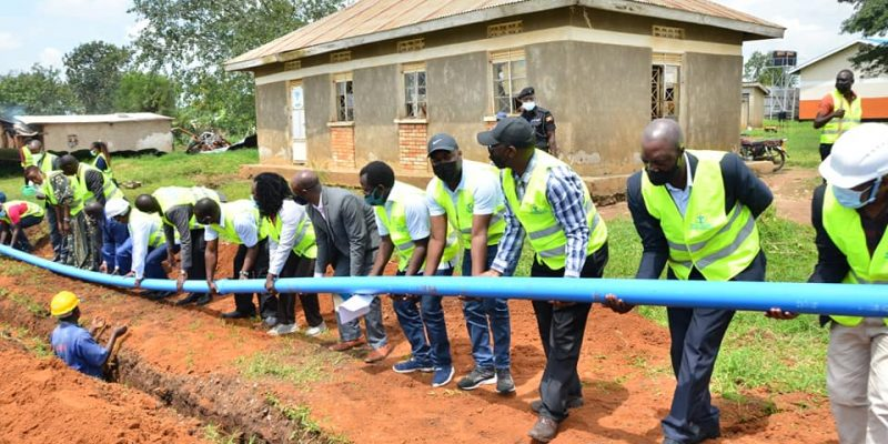 A water supply project launched by the Ministry of Water and Environment (Courtesy Photo)