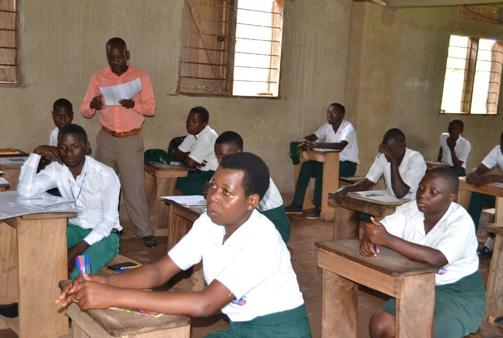 UCE candidates in an examination room (Courtesy Photo)